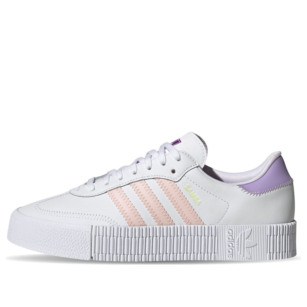 (WMNS) adidas Sambarose 'White Pink Purple' FX8103