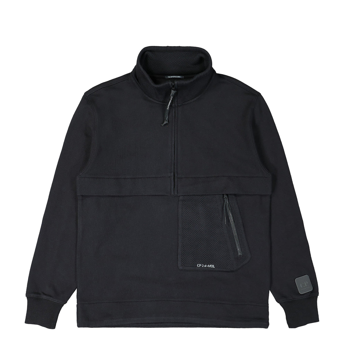 Diagonal Raised Fleece Anorak