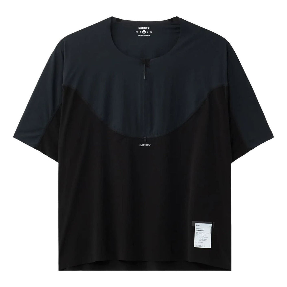 Satisfy Justice Trail Half-Zip T-Shirts 'Black' 11078-00000