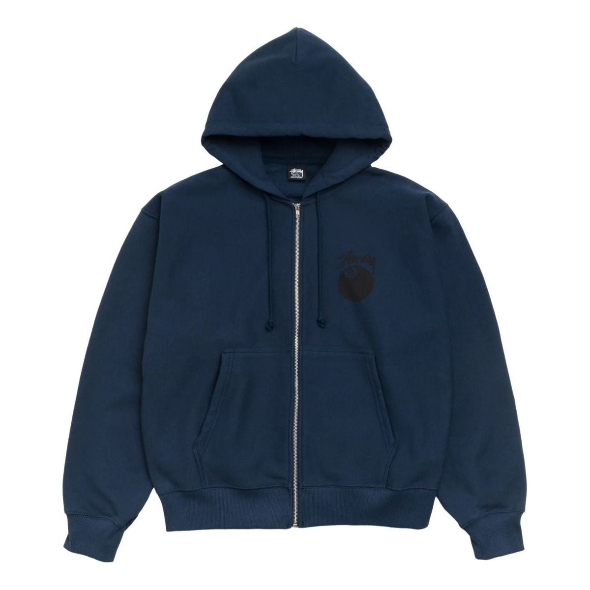 Stussy 8 Ball Zip Hoodie 'Navy' 1975103-NAVY - Stussy Professional Edition