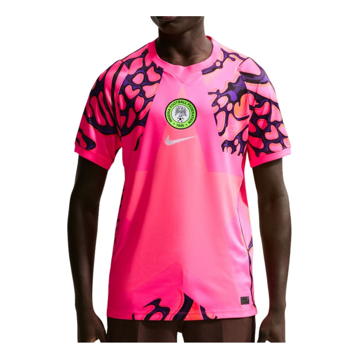 Nike Nigeria 2026 Stadium Goalkeeper Replica Jersey 'Hyper Pink Black White' IB5313-645