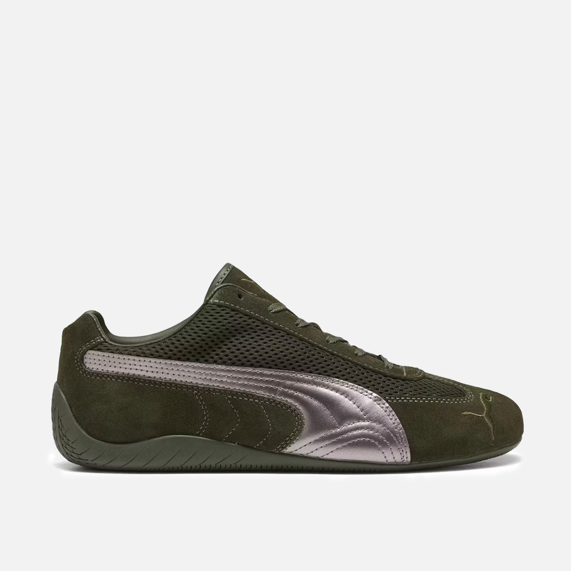 SPEEDCAT PREMIUM - DARK OLIVE / MATTE SILVER