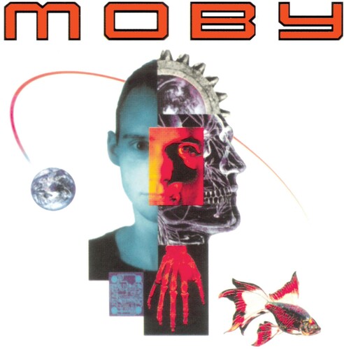 Moby: Moby - Black/White Marble on Blue ( LP )