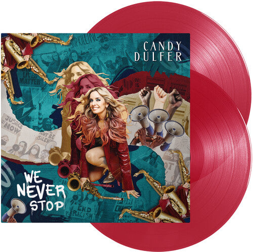 Candy Dulfer: We Never Stop - 2LP Red Vinyl w/ Bonus Track ( LP )