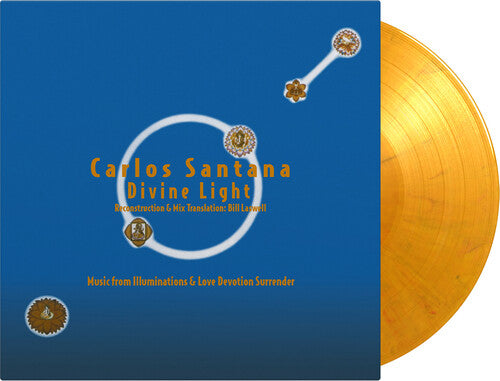 Carlos Santana: Divine Light: Reconstruction & Mix Translation By Bill Laswell - Limited Gatefold 180-Gram Yellow, Red & Black Marble Colored Vinyl ( LP )