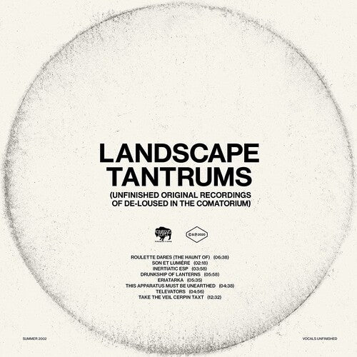 The Mars Volta: Landscape Tantrums - Unfinished Original Recordings Of De-Loused In  The Comatorium ( LP )