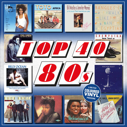 Various Artists: Top 40 80s / Various - 140-Gram Colored Vinyl ( LP )