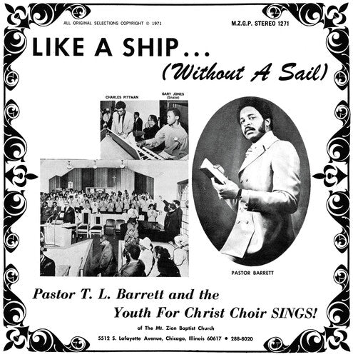 Pastor T.L. Barrett: Like a Ship (Without a Sail) ( LP )