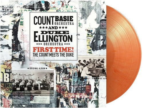 Ellington, Duke / Basie, Count: First Time! The Count Meets The Duke - Ltd Orange & White Vinyl ( LP )