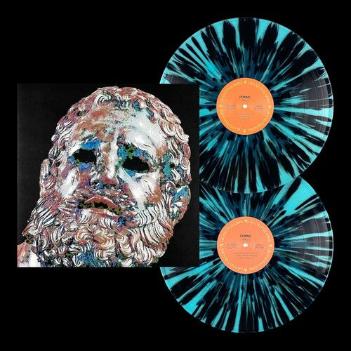 Foxing: Foxing - Ice Blue with Black Splatter ( LP )