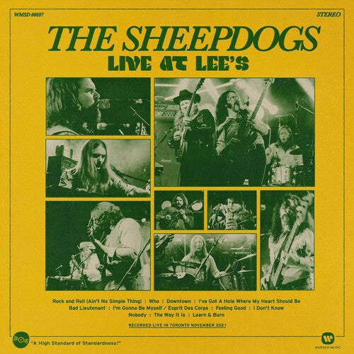 The Sheepdogs: Live At Lees - Translucent Green Colored Vinyl ( LP )