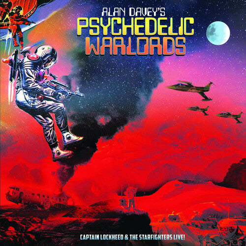 Alan Davey’s Psychedelic Warlords: Captain Lockheed and the Starfighters Live! ( LP )