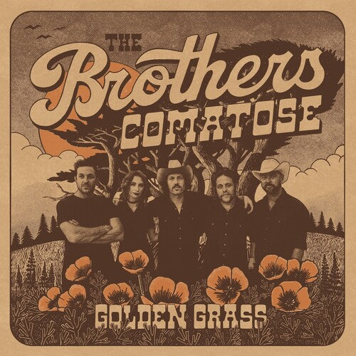 The Brothers Comatose: Golden Grass - Splattered Orange & Blue ( LP )