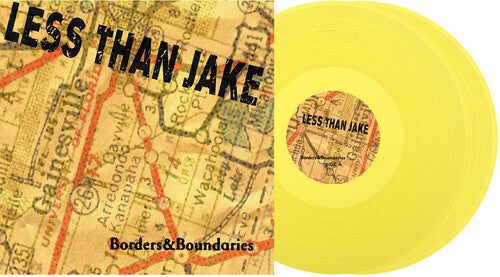 Less than Jake: Borders & Boundaries 25th Anniversary - Yellow ( LP )