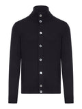 CARDIGAN 4 FILI MERINOS CON BOTTONI