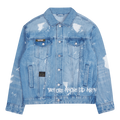 Evisu X Sfera Ebbasta Graffiti Mid Shade Indigo