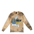 Mess Tiedye L/s Tee Brown