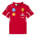 (WMNS) PUMA x Scuderia Ferrari Team Motorsport T-Shirt 'Dark Cherry' 763949-01