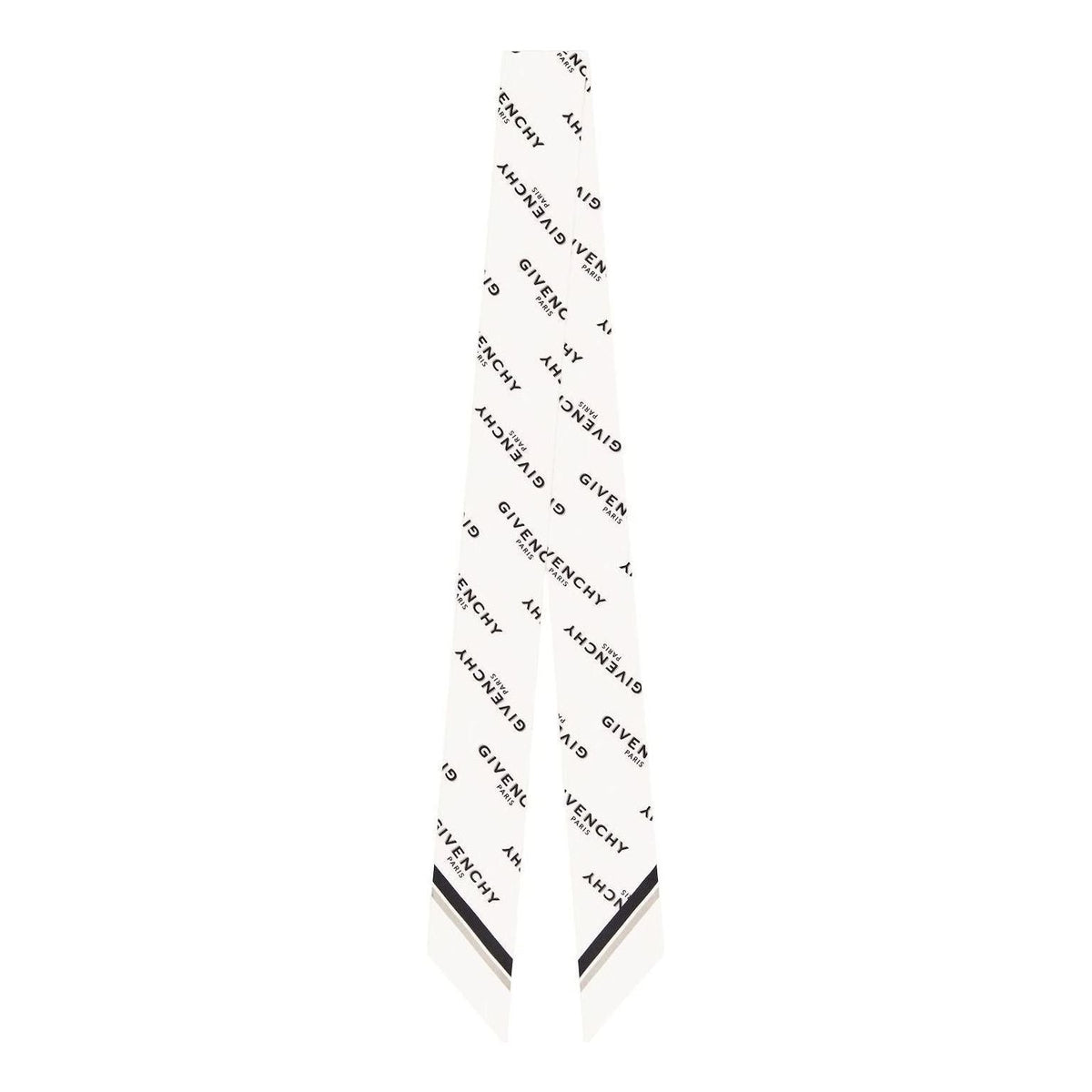 (WMNS) Givenchy SS26 GIVENCHY Shadow Bicolor Bandeau in Silk 'White' BG00P3G002-100