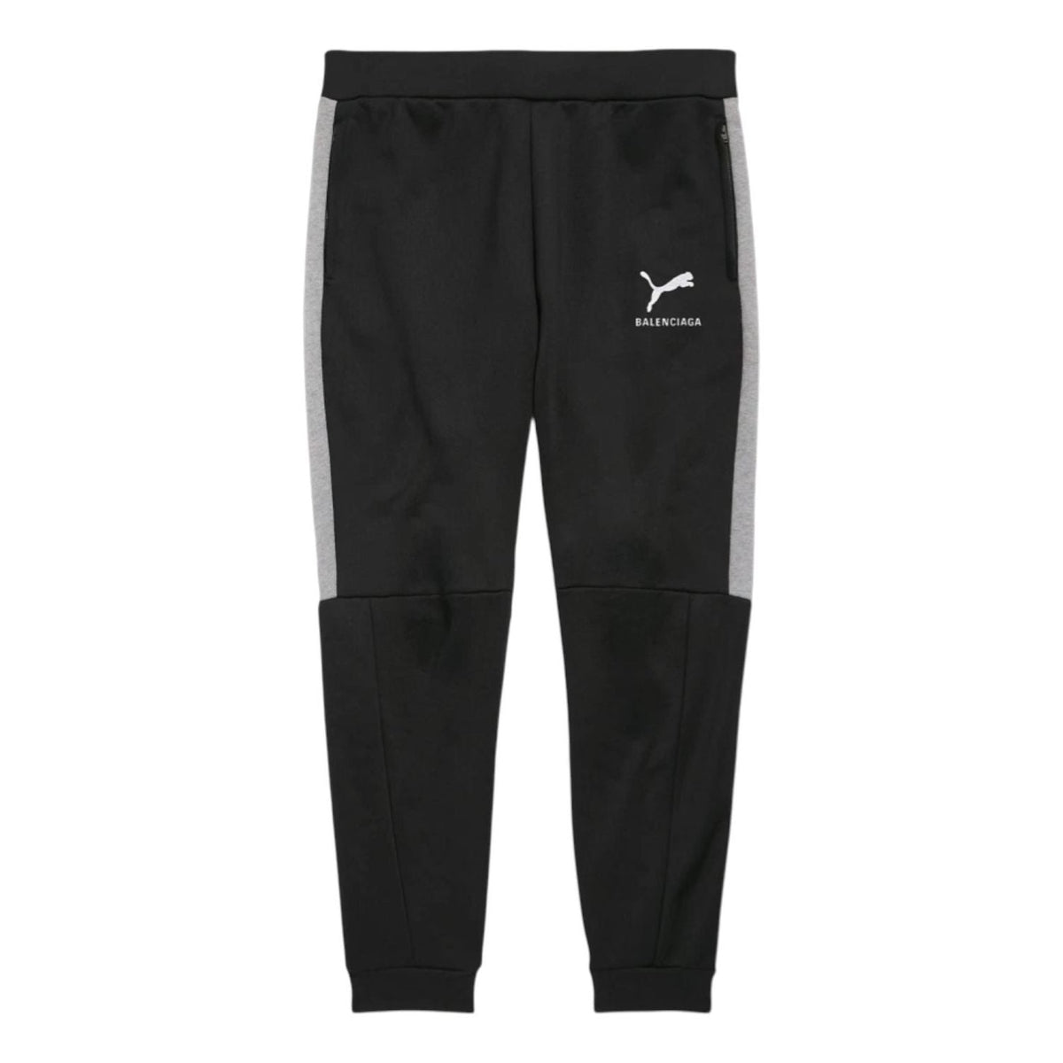 Balenciaga x Puma Fitted Tracksuit Pants 'Black Dark Heather Gray' 846994TTVB41065