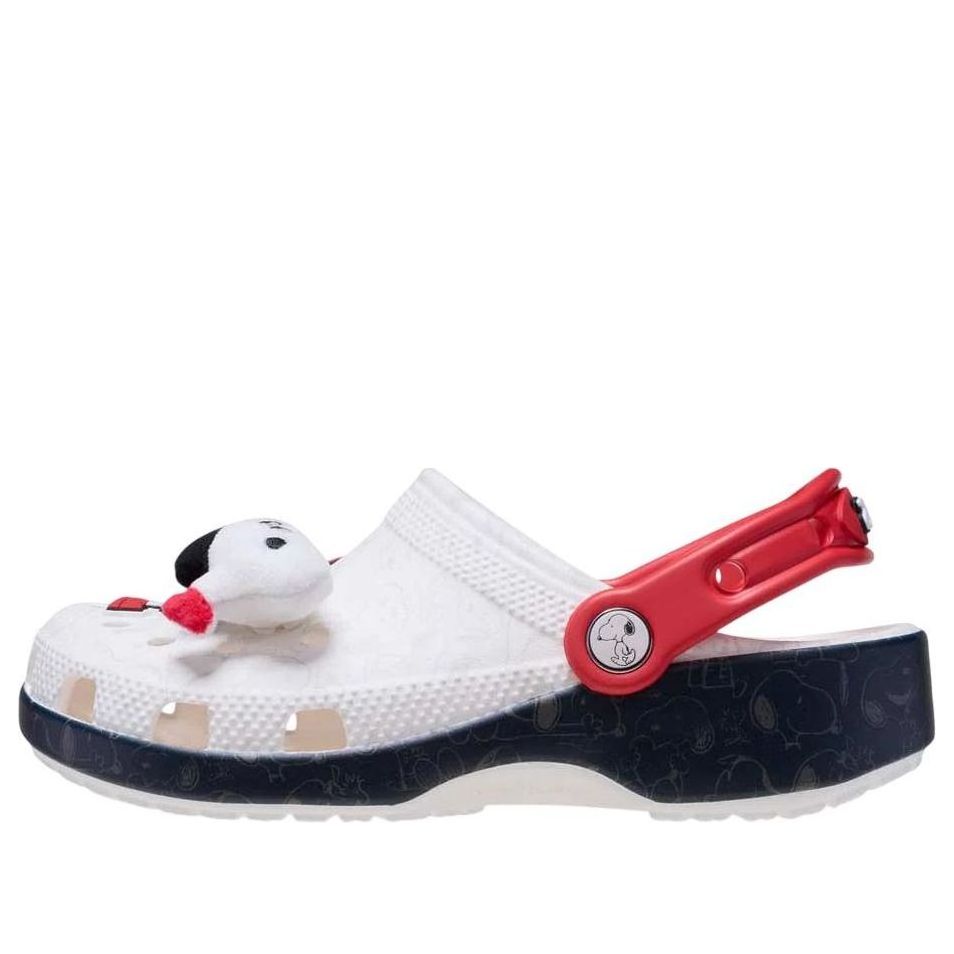 (GS) Crocs x Peanuts Snoopy Classic Clog 'White Black' 211125-90H