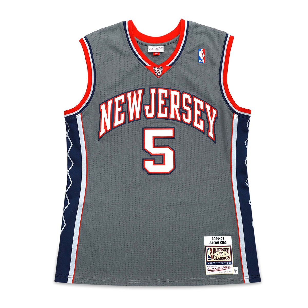 Mitchell & Ness NBA Authentic New Jersey Nets Alternate 04/05 Basketball Jersey 'Jason Kidd' AJY44180-NJN04JKIPWGY