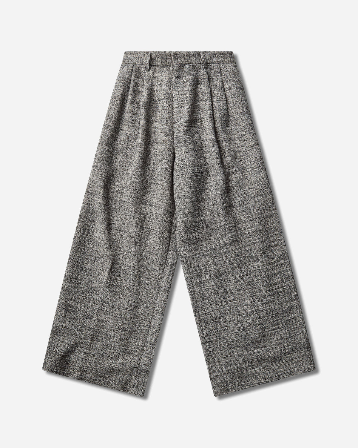 Tweed Pants Black / White