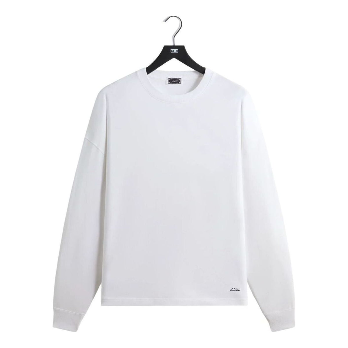 KITH Long Sleeve Lawson T-Shirt 'White' KHMA030075-101 - KITH Professional Edition