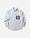 Men's Veca Panelled Shirt White / Navy