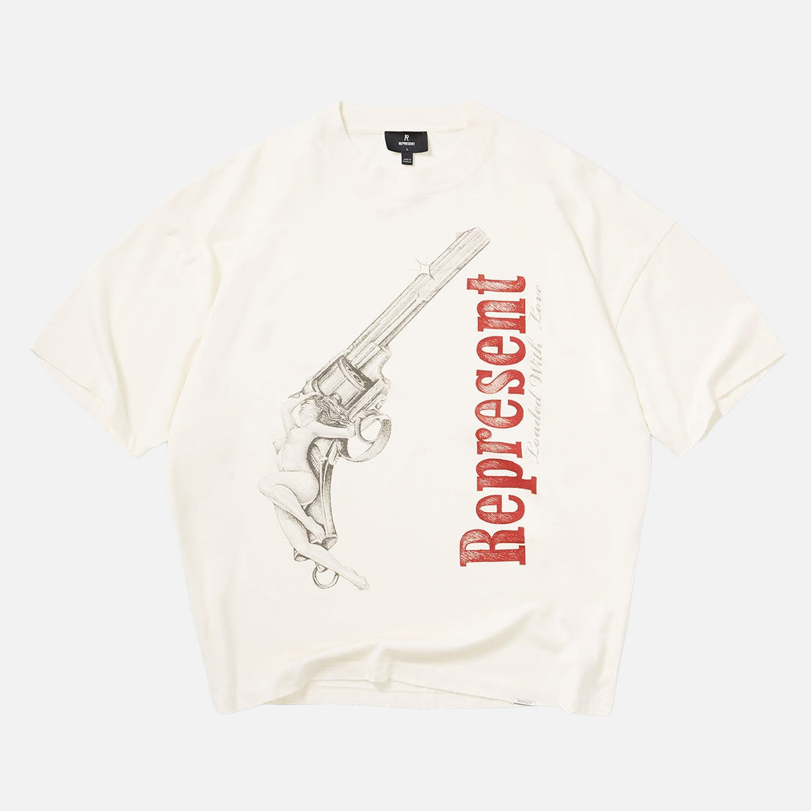 LOADED WITH LOVE T-SHIRT - BUTTERCREAM