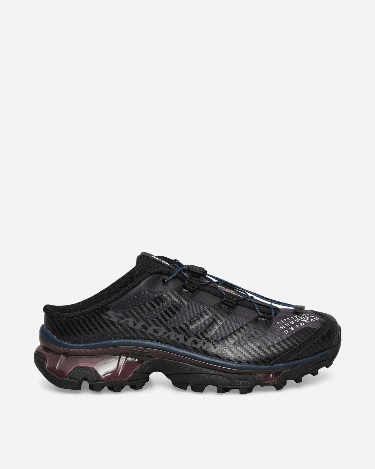 Salomon XT-4 Mules Black / Nine Iron / Huckleberry