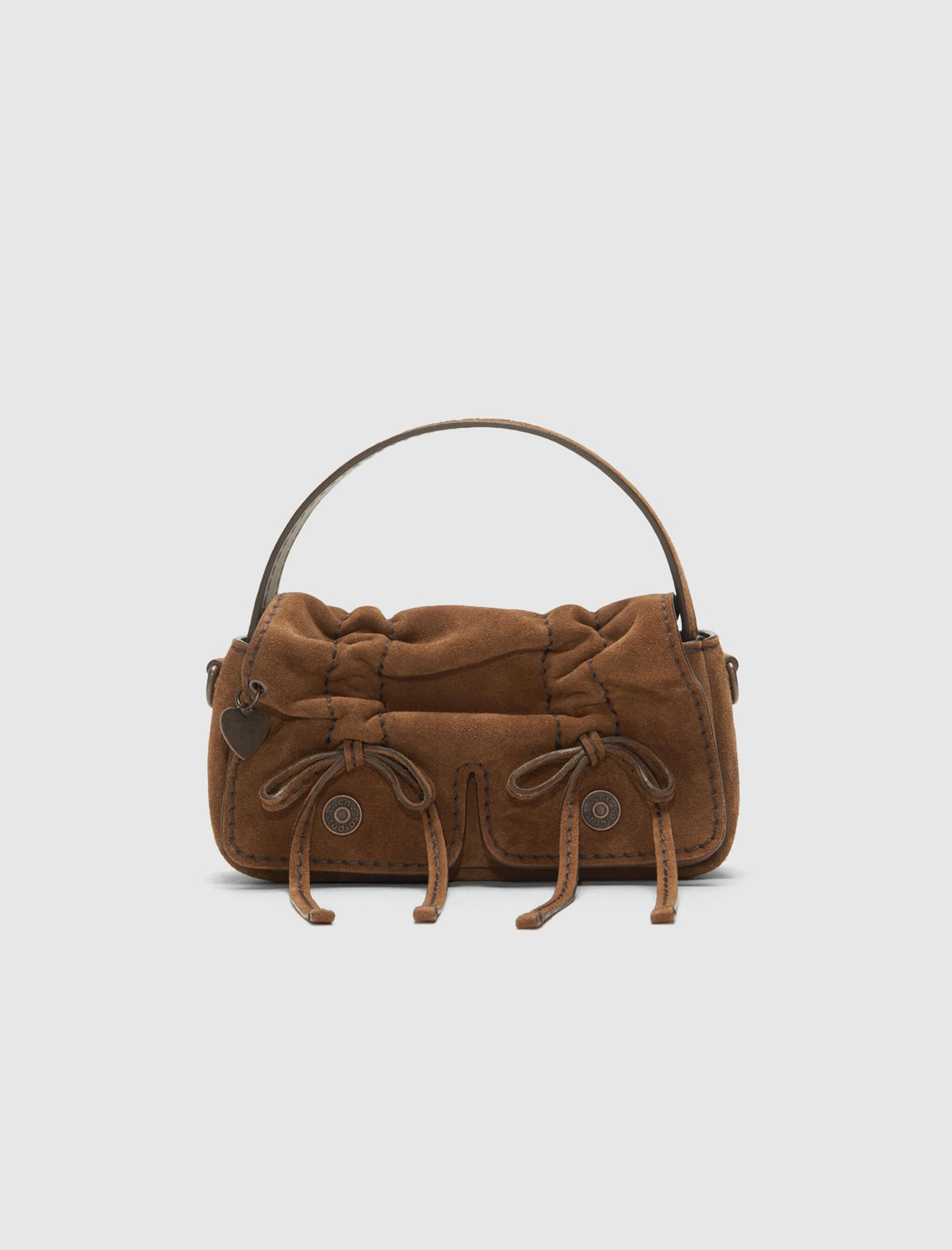 MULTIPOCKET SUEDE MICRO BAG