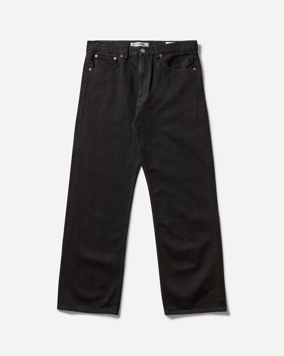 Men's Third Cut Jeans Black Selvedge