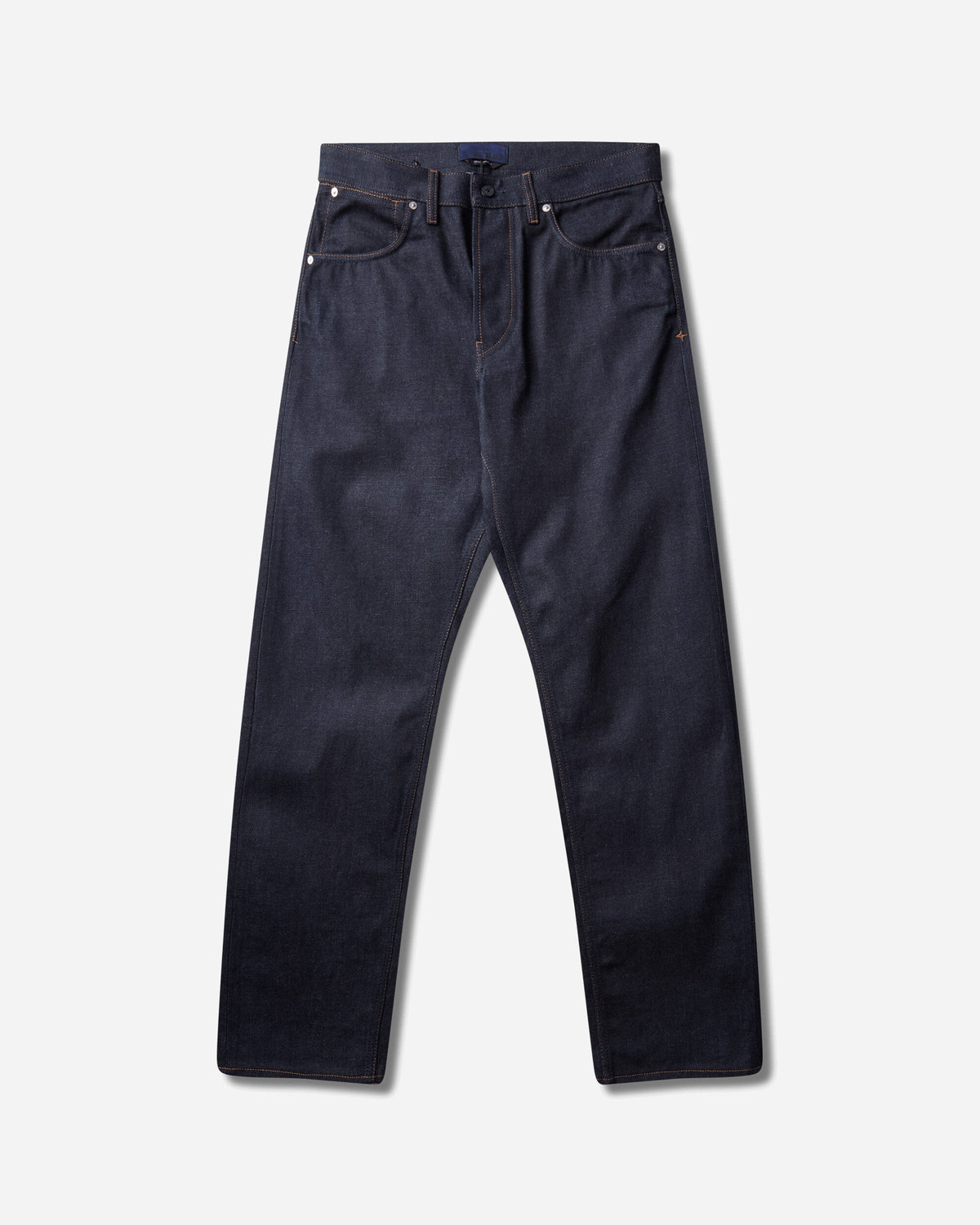 Men's Selvedge Indigo Denim-Raw Jeans Blue Raw