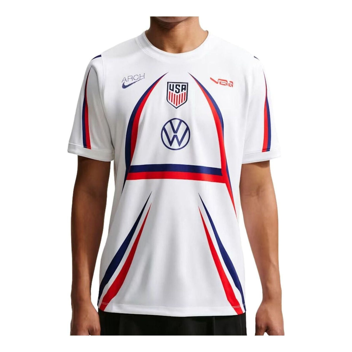 Nike x USA x V.A.A. Cryoshot Academy Pro T-Shirt 'White Deep Royal Blue' IH1696-100