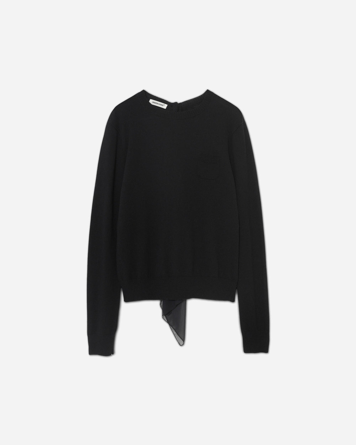 Women's Wool Cotton Sweater Black