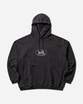 Act of Disagreement Oval Logo Hoodie Washed Black