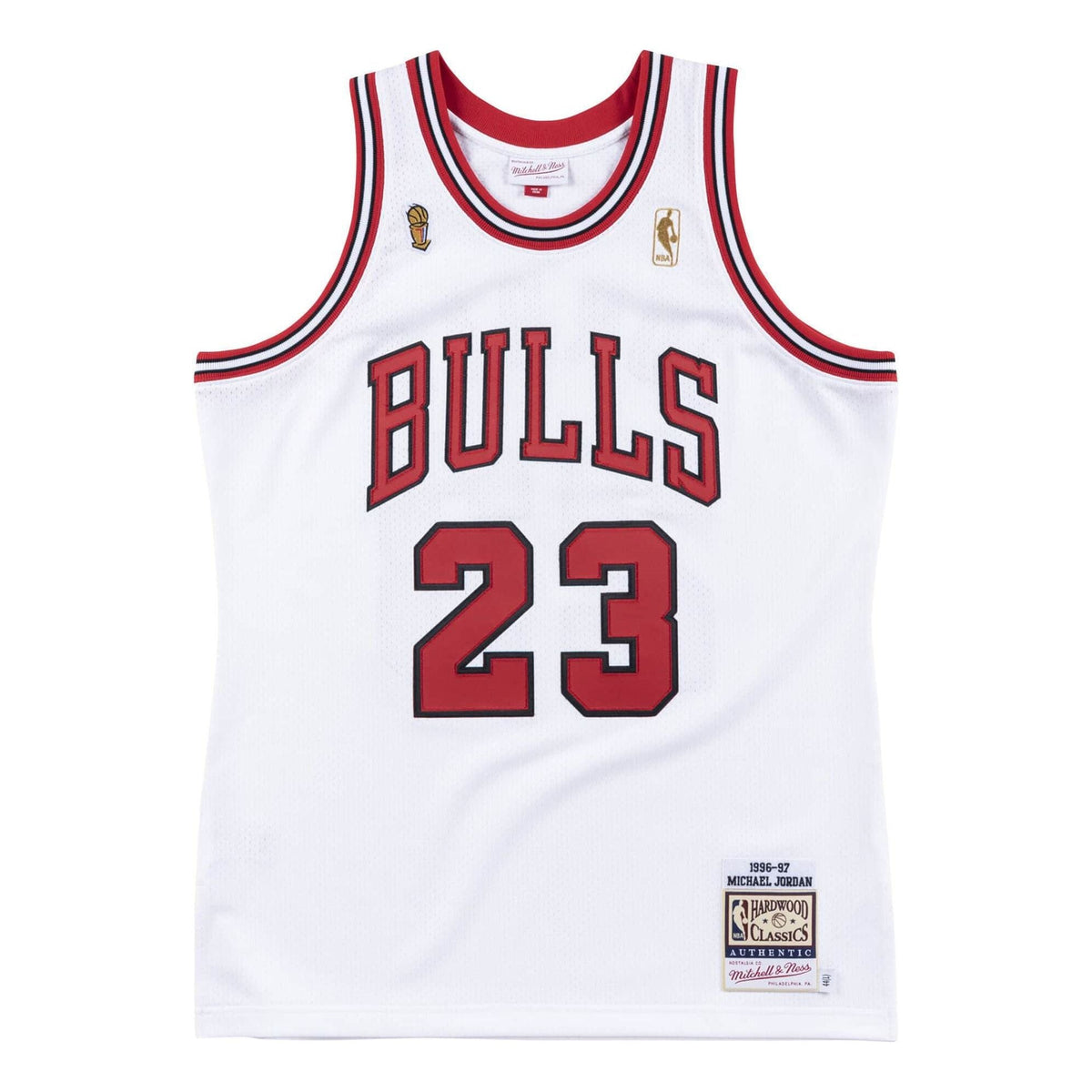 Mitchell & Ness NBA Authentic Jersey Chicago Bulls 1996-97 Michael Jordan 'White Red' AJY4CP19013-CBUWHIT96MJO