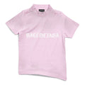 (WMNS) Balenciaga Gothic Type Shrunk T-Shirt 'Light Pink' 788246TQVJ55708