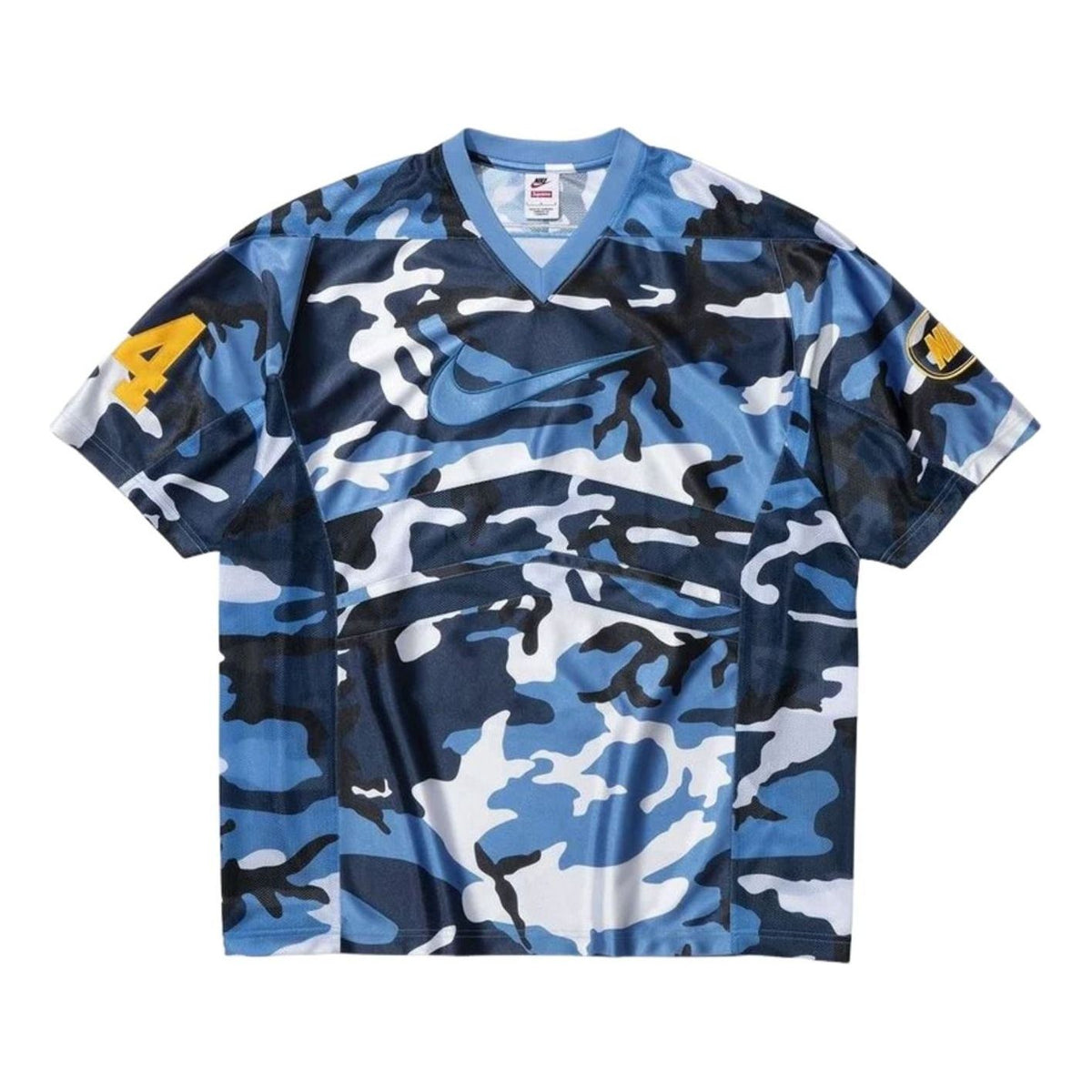 Supreme FW26 x Nike Football Jersey 'Blue Camo' SUP-FW26-060-BMO - Supreme Professional Edition