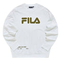 FILA FUSION Logo Sweatshirt 'White Tan' T11M231204F-WT
