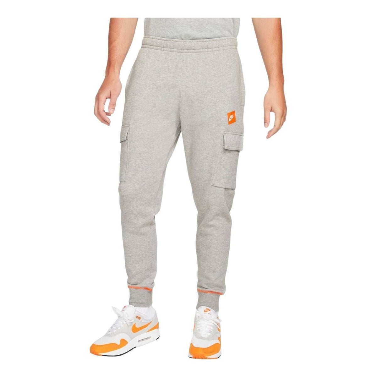 Nike Sportswear Just Do It Fleece Cargo Pants 'Dark Heather Grey' DD6267-063