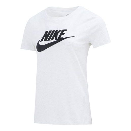 (WMNS) Nike AS W Nike Sportswear Tee ESSNTL ICON FUTUR BIRCH HEATHER BV6170-051