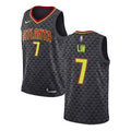 Nike NBA Large Atlanta Hawks ( SW ) Jeremy Lin No. 7 Jersey Black 864457-020