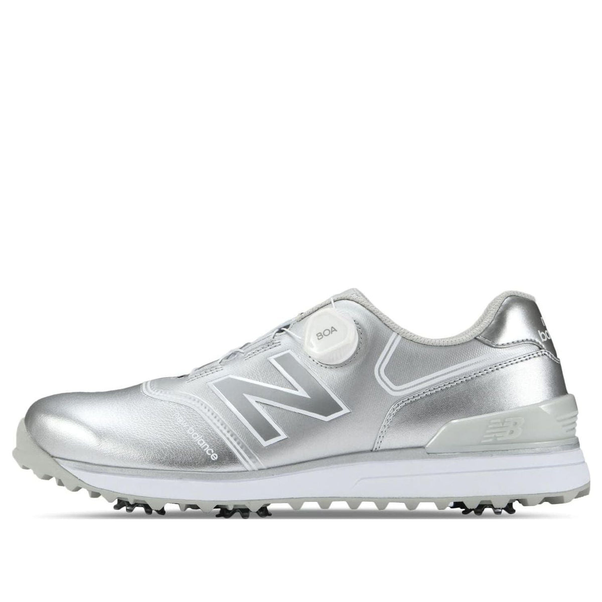 New Balance 574 Golf Shoes 'Silver' UGB574B3