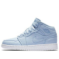(GS) Air Jordan 1 Mid 'Easter Blue' 554725-425