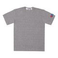 (WMNS) COMME des GARCONS PLAY FW25 Double Heart T-Shirt 'Grey' AZ-T327-051-2