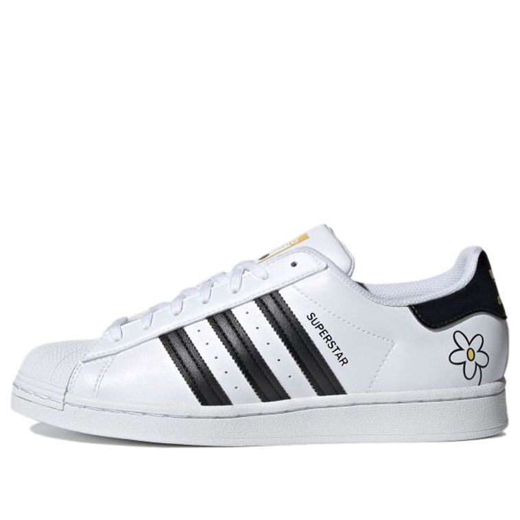 adidas Originals Superstar Shoes 'Cloud White Core Black Hazy Yellow' GW2249