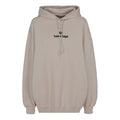 (WMNS) Balenciaga Alphabet Logo Pullover Hoodie Gray White 641529TJVB19054