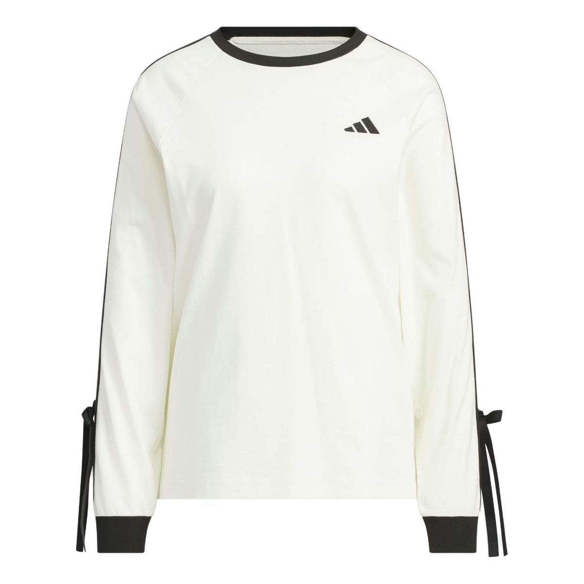 (WMNS) adidas Dance Long Sleeve Top 'White Black' KG3859 - adidas Professional Edition